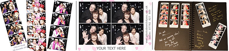 Image of sample PhotoBooth layouts